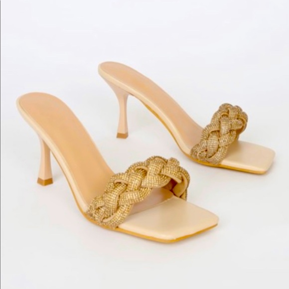 Braided High Heel Mule - Picture 1 of 3